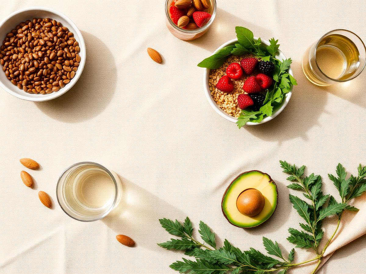 Fresh wholesome ingredients used in personalised diet plans